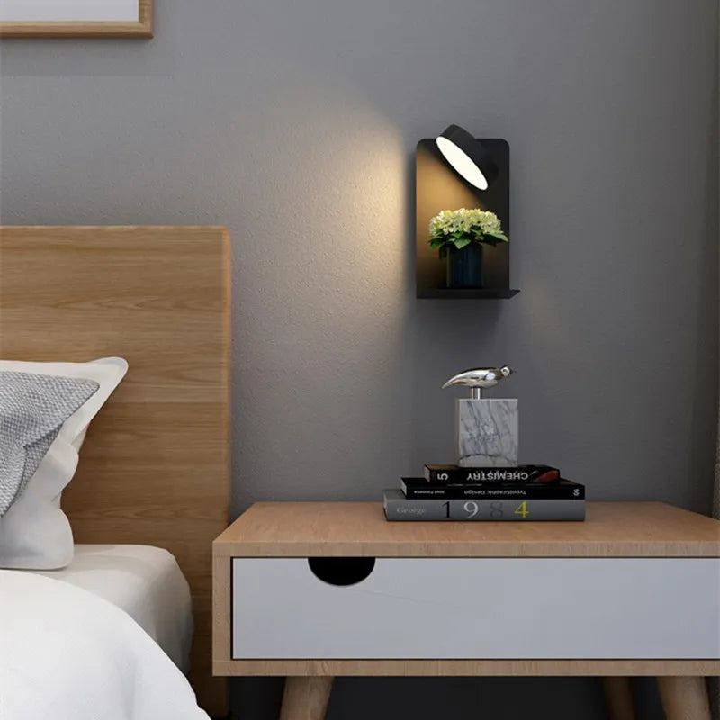LED Wall Lamp with USB Charger