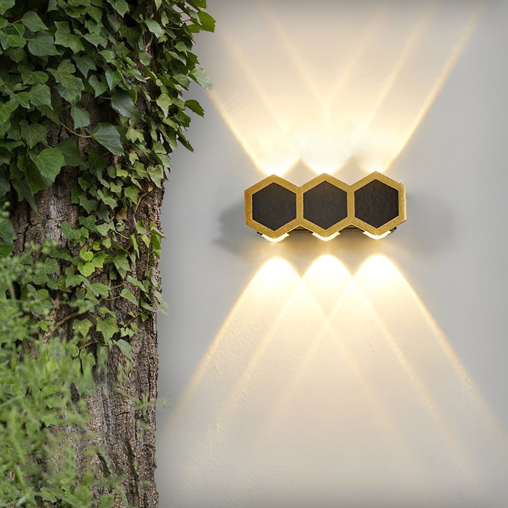 Beehive-shaped LED Up and Down Lights Waterproof Modern Wall Washer Light | Kalsten