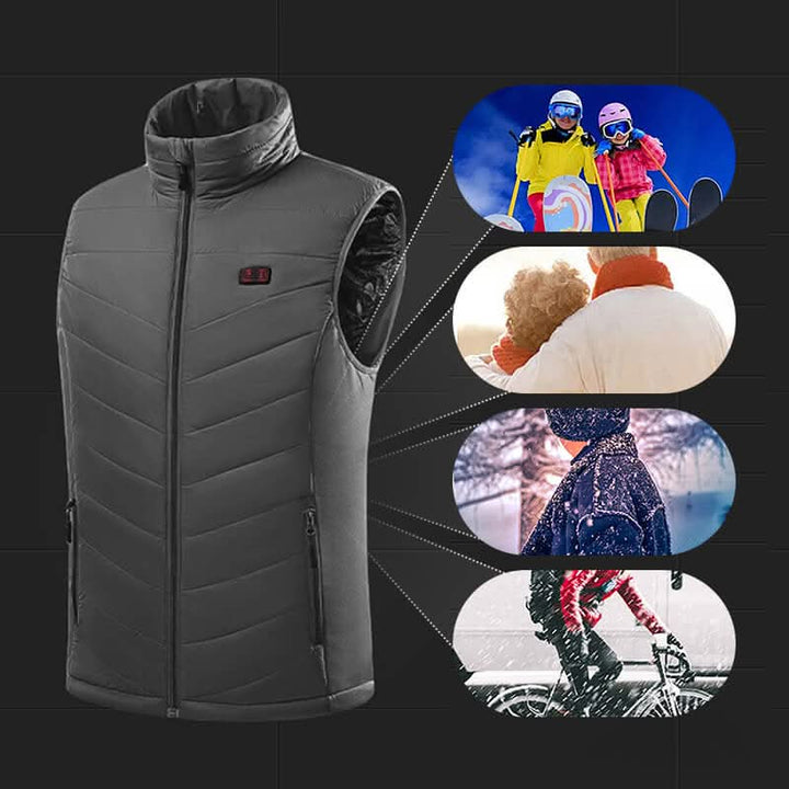 Kalsten | Heated waistcoat with 13 heating zones for cold days