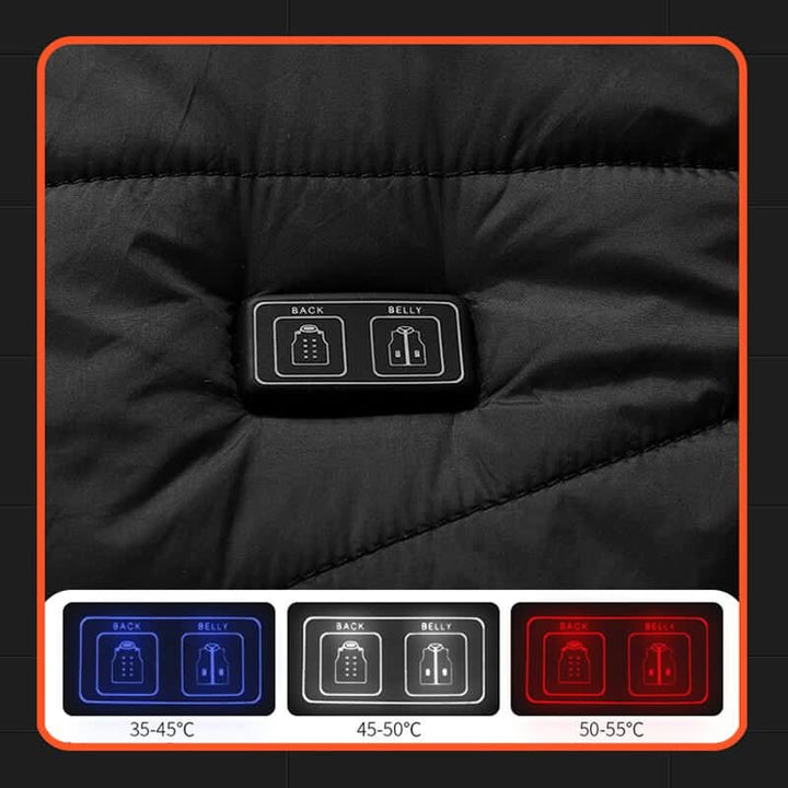 Kalsten | Heated waistcoat with 13 heating zones for cold days