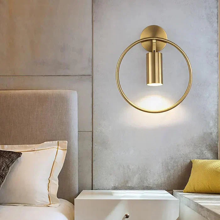 OpulentGlow Wall Lamp - Golden Elegance for Your Interior Noxord