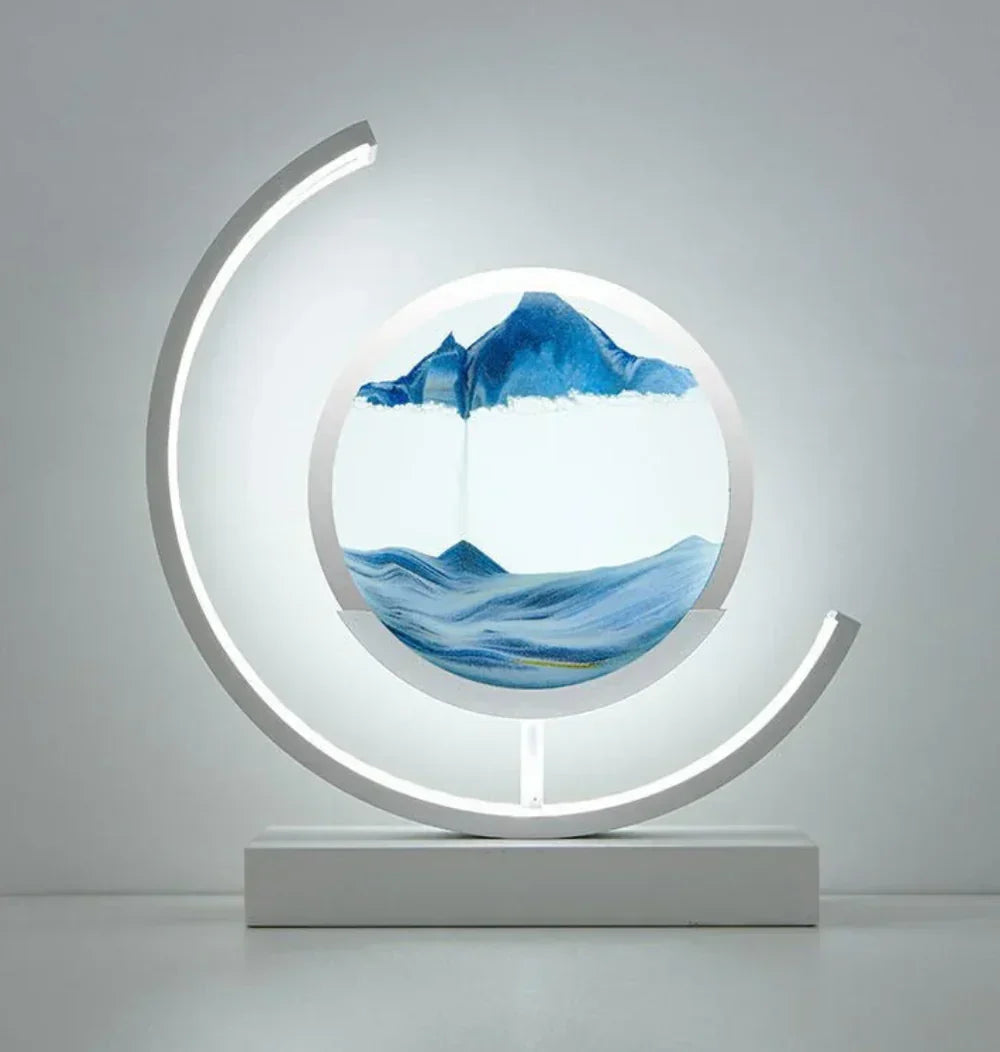 Elegant Sand Landscape Table Lamp Kalsten