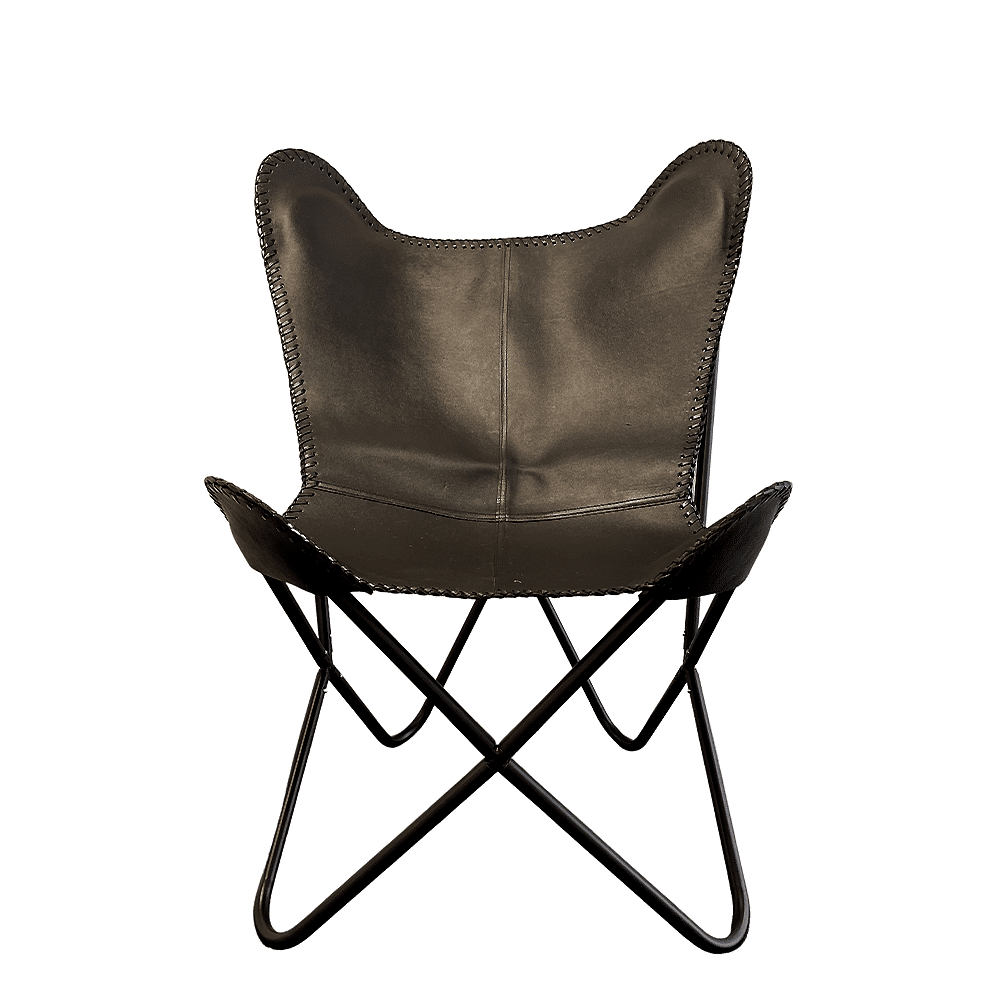 Bat chair made of real leather (available in different colors) | Kalsten