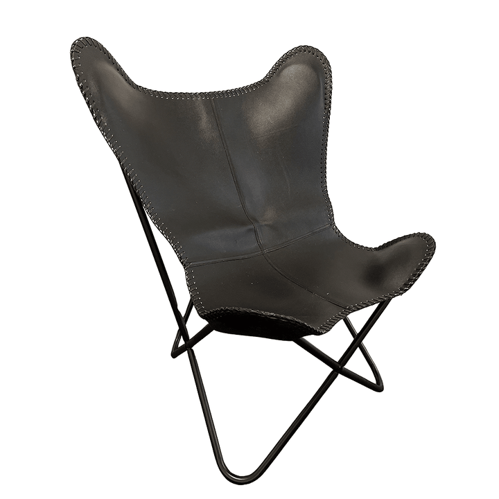 Bat chair made of real leather (available in different colors) | Kalsten