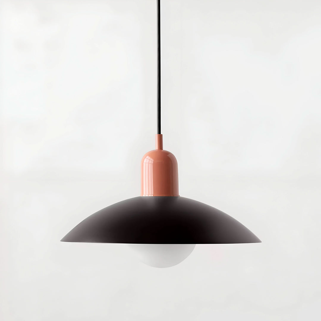 Noxord | Modern Macaron Bauhaus Pendant Light – Iron Shade