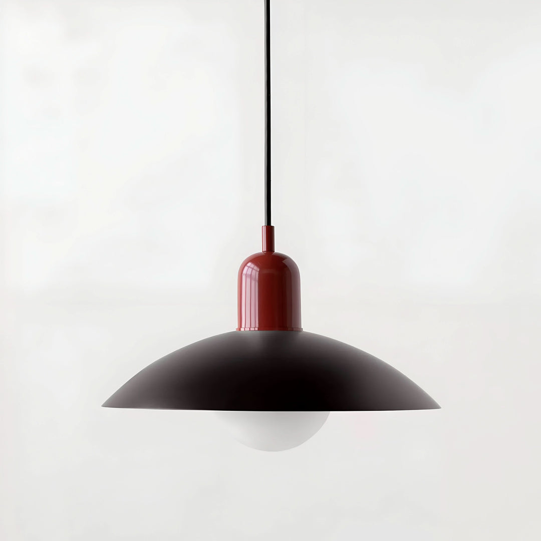 Noxord | Modern Macaron Bauhaus Pendant Light – Iron Shade