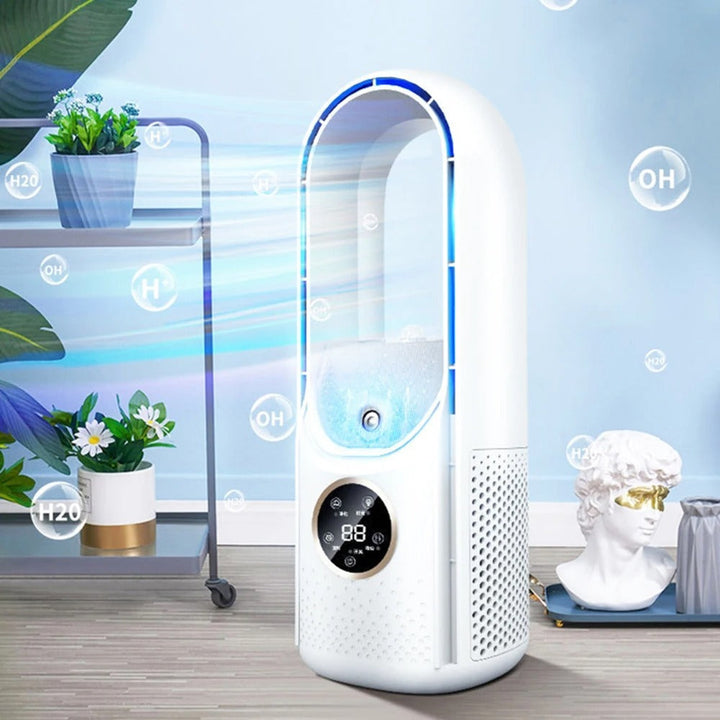 Bladeless Portable Air Conditioner | Ultra-Quiet, Ergonomic Design & Ideal for Home and Office Use | Kalsten