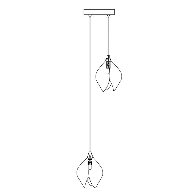Ceramic Flower Droplight Pendant Light | Kalsten