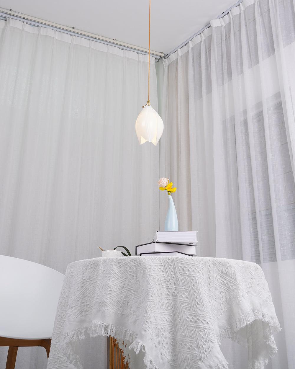 Ceramic Flower Droplight Pendant Light | Kalsten
