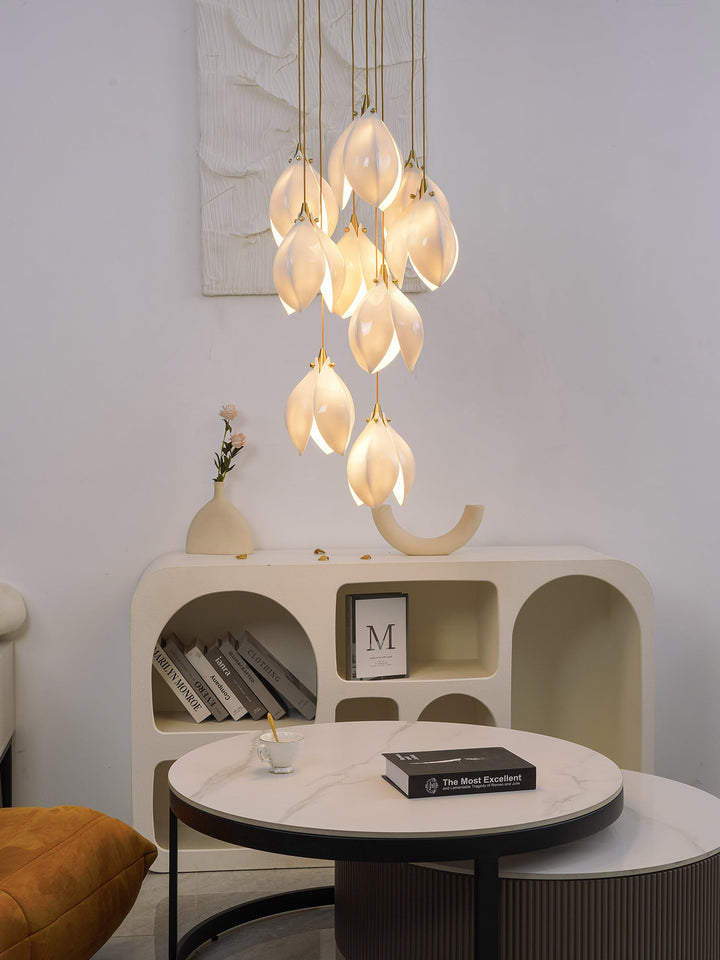 Ceramic Flower Droplight Pendant Light | Kalsten