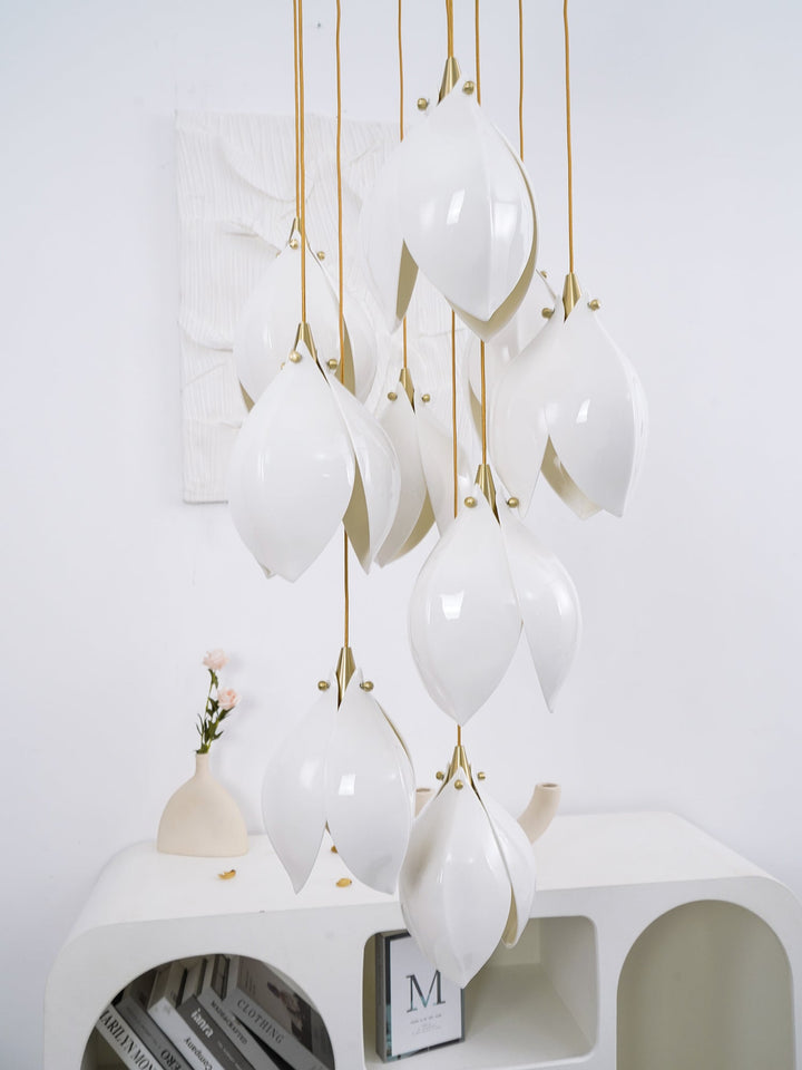 Ceramic Flower Droplight Pendant Light | Kalsten