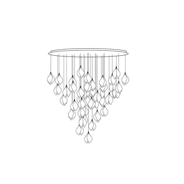 Ceramic Flower Droplight Pendant Light | Kalsten