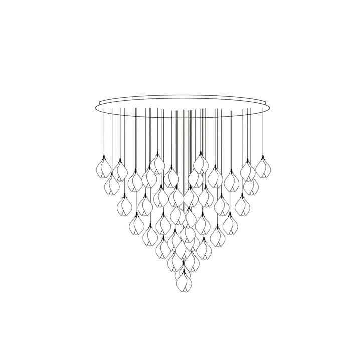 Ceramic Flower Droplight Pendant Light | Kalsten