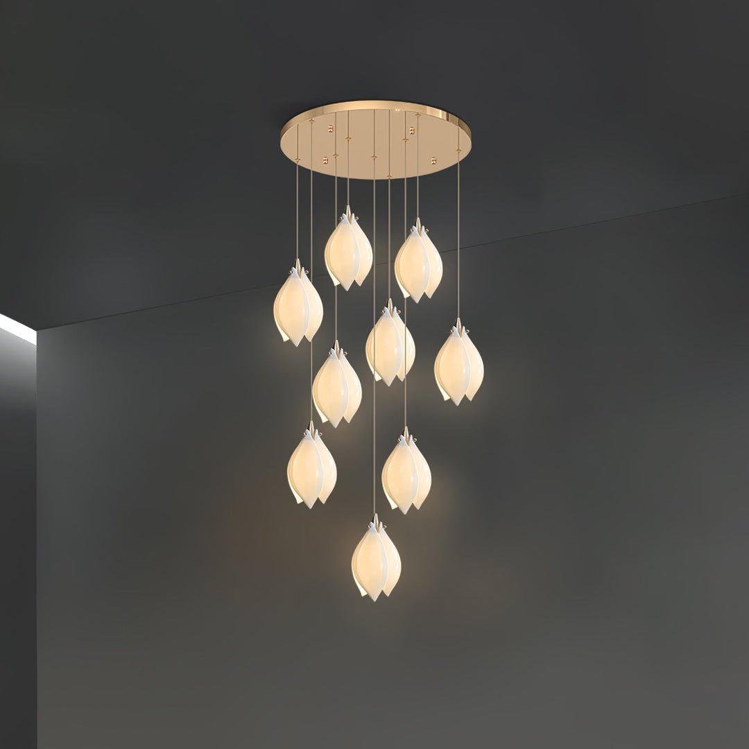 Ceramic Flower Droplight Pendant Light | Kalsten