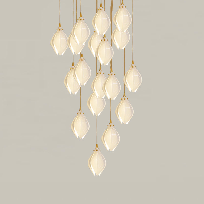 Ceramic Flower Droplight Pendant Light | Kalsten