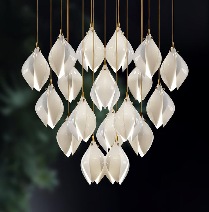 Ceramic Flower Droplight Pendant Light | Kalsten