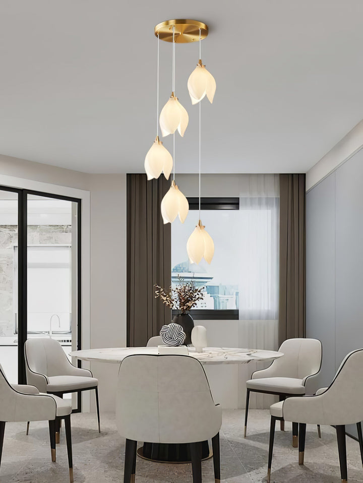Ceramic Flower Droplight Pendant Light | Kalsten