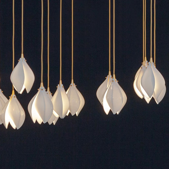 Ceramic Flower Droplight Pendant Light | Kalsten