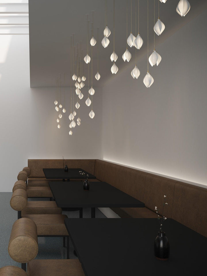 Ceramic Flower Droplight Pendant Light | Kalsten