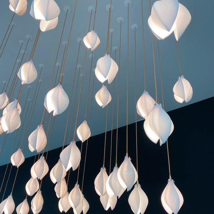 Ceramic Flower Droplight Pendant Light | Kalsten