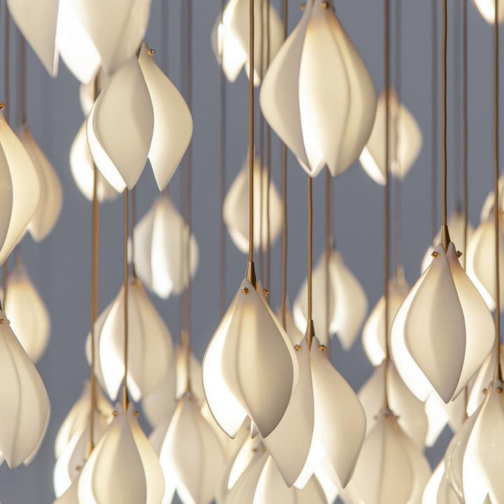 Ceramic Flower Droplight Pendant Light | Kalsten