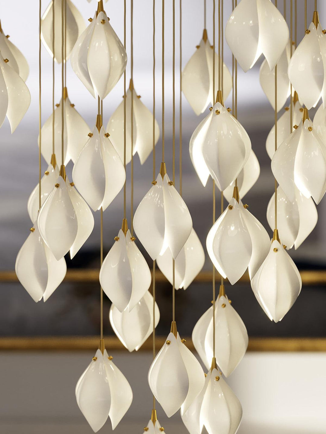 Ceramic Flower Droplight Pendant Light | Kalsten