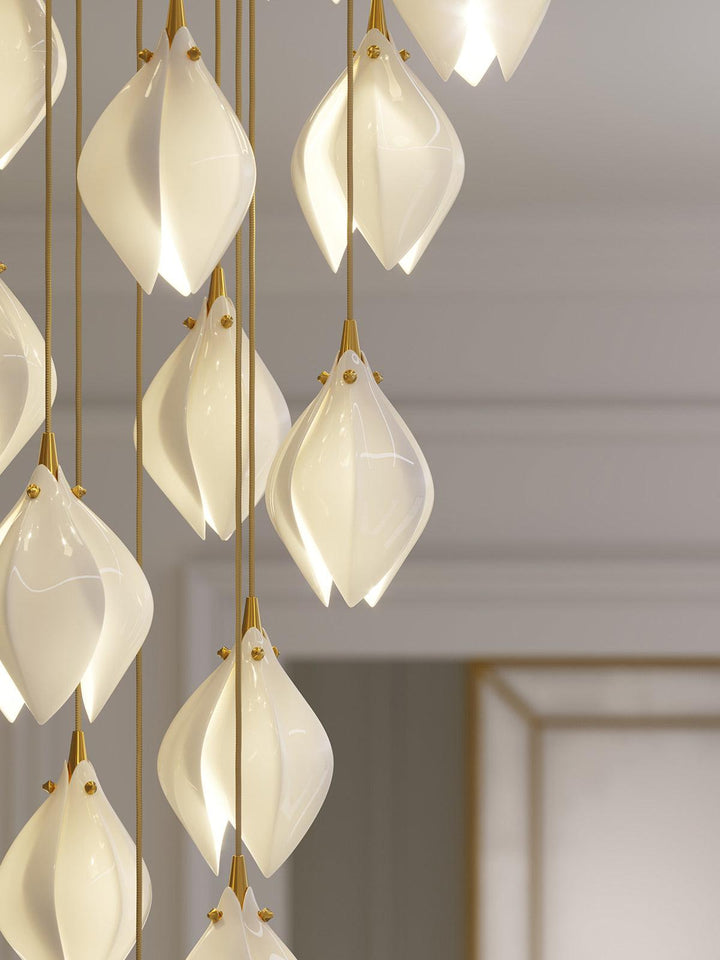 Ceramic Flower Droplight Pendant Light | Kalsten