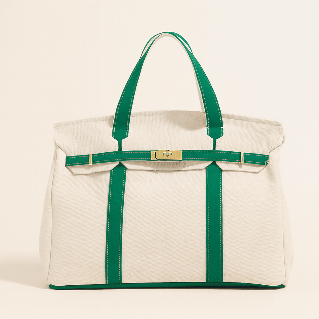 Kalsten | Premium canvas shopper with reinforced steel details