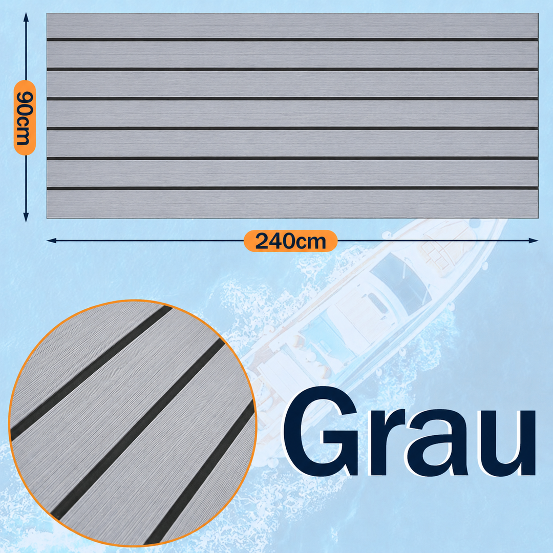Boot Flooring EVA Teak Flooring Self-Adhesive | Kalsten
