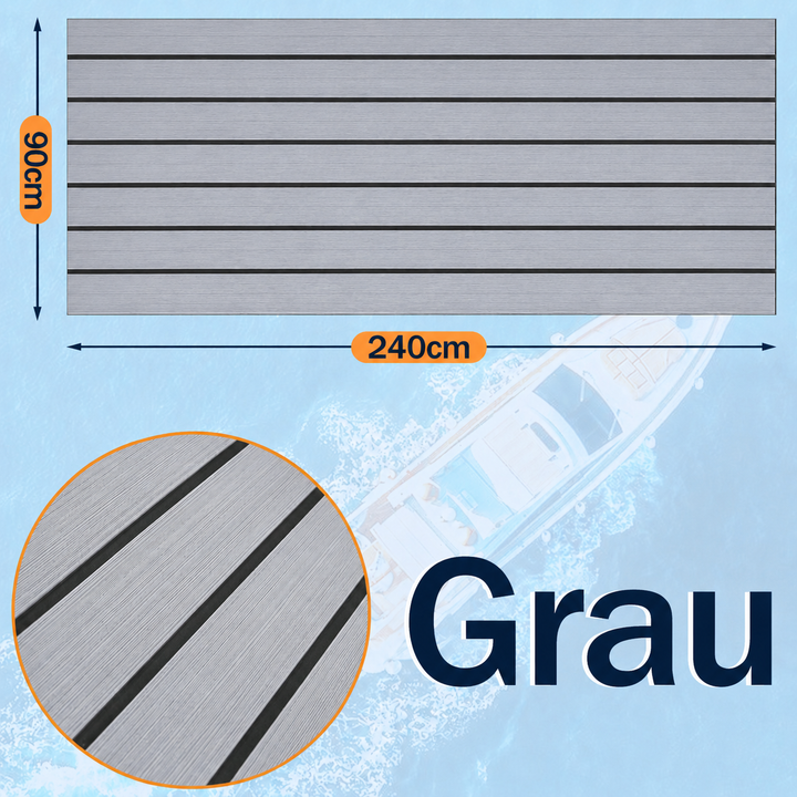 Boot Flooring EVA Teak Flooring Self-Adhesive | Kalsten