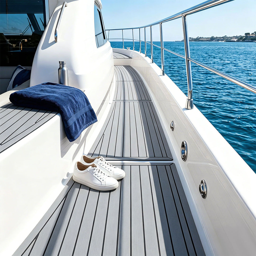 Boot Flooring EVA Teak Flooring Self-Adhesive | Kalsten