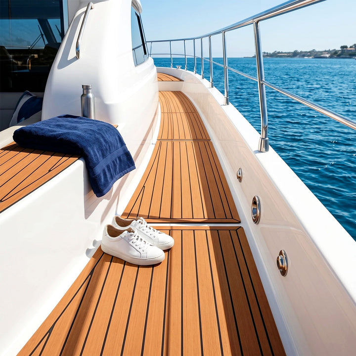 Boot Flooring EVA Teak Flooring Self-Adhesive | Kalsten