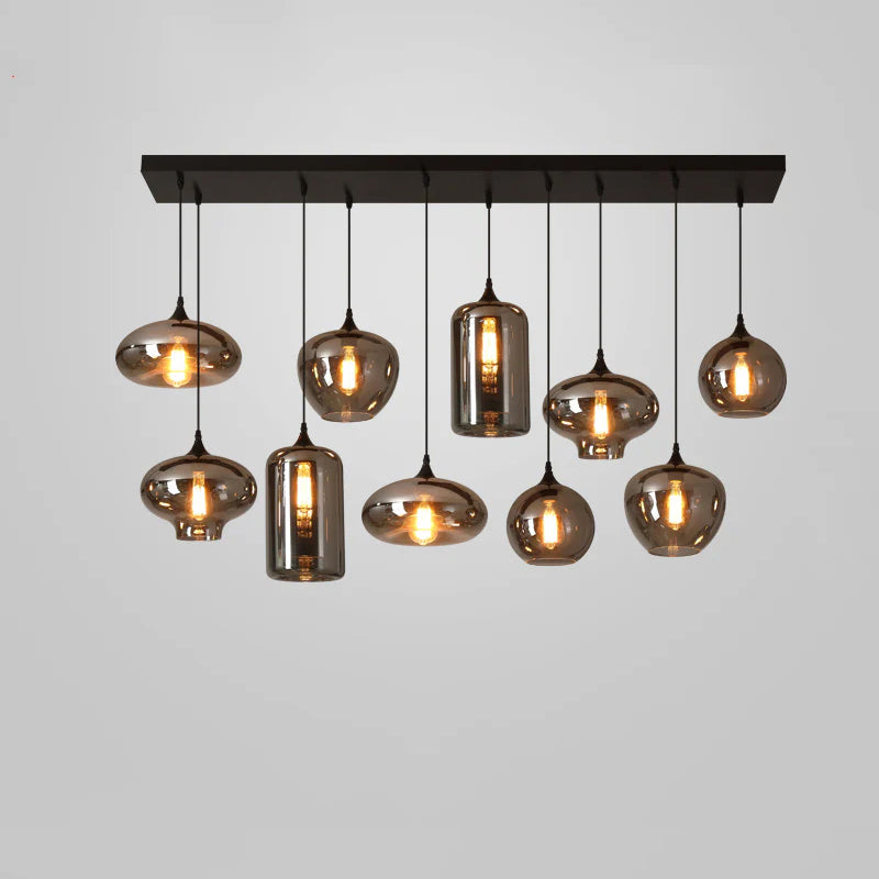 Bottle Glass Ceiling light fitting Pendant Light | Kalsten