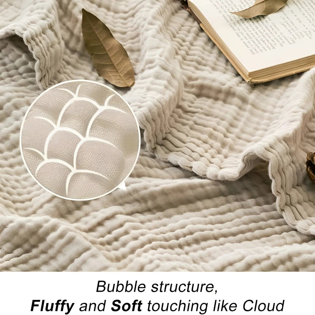 BreezeCotton Luxury Cotton Blanket for Every Season Noxord