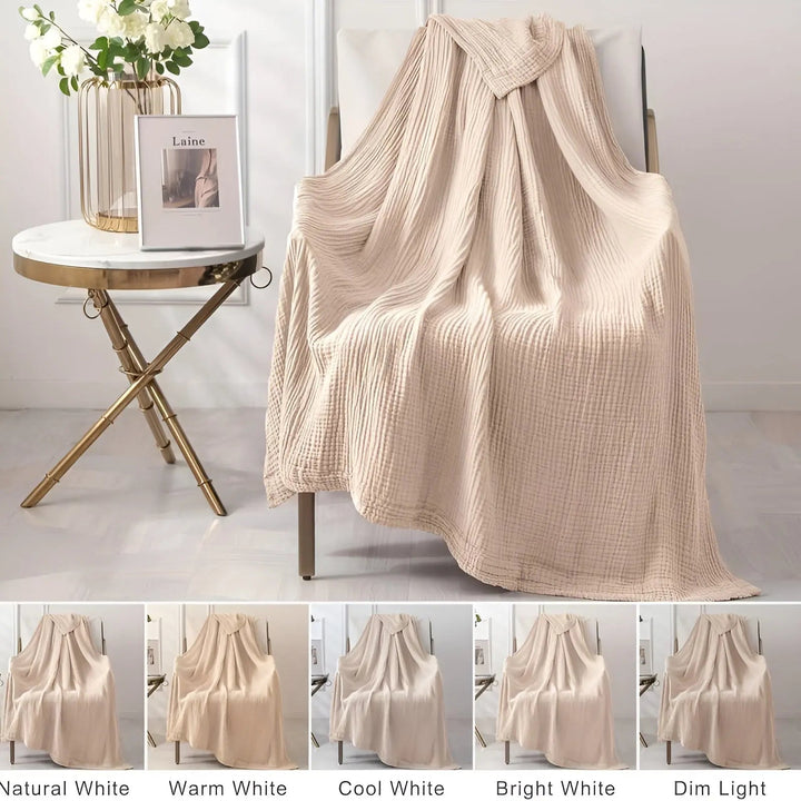 BreezeCotton Luxury Cotton Blanket for Every Season Noxord