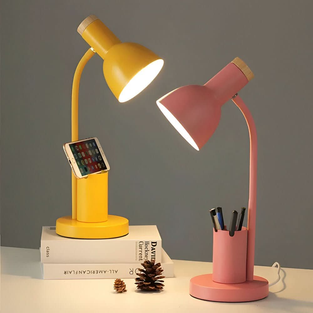 LED Table Lamp with Pen Holder for Organization & Style | Kalsten