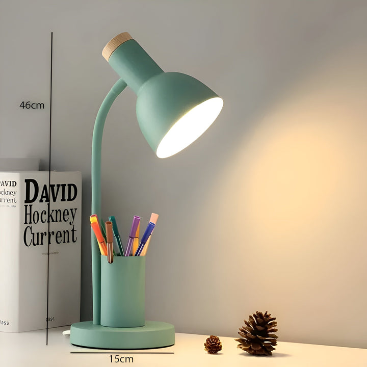 LED Desk Lamp with Pen Holder – Stylish and Practical | Organization on the Desk | Kalsten