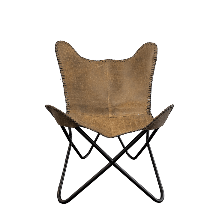 Bat chair made of real leather (available in different colors) | Kalsten