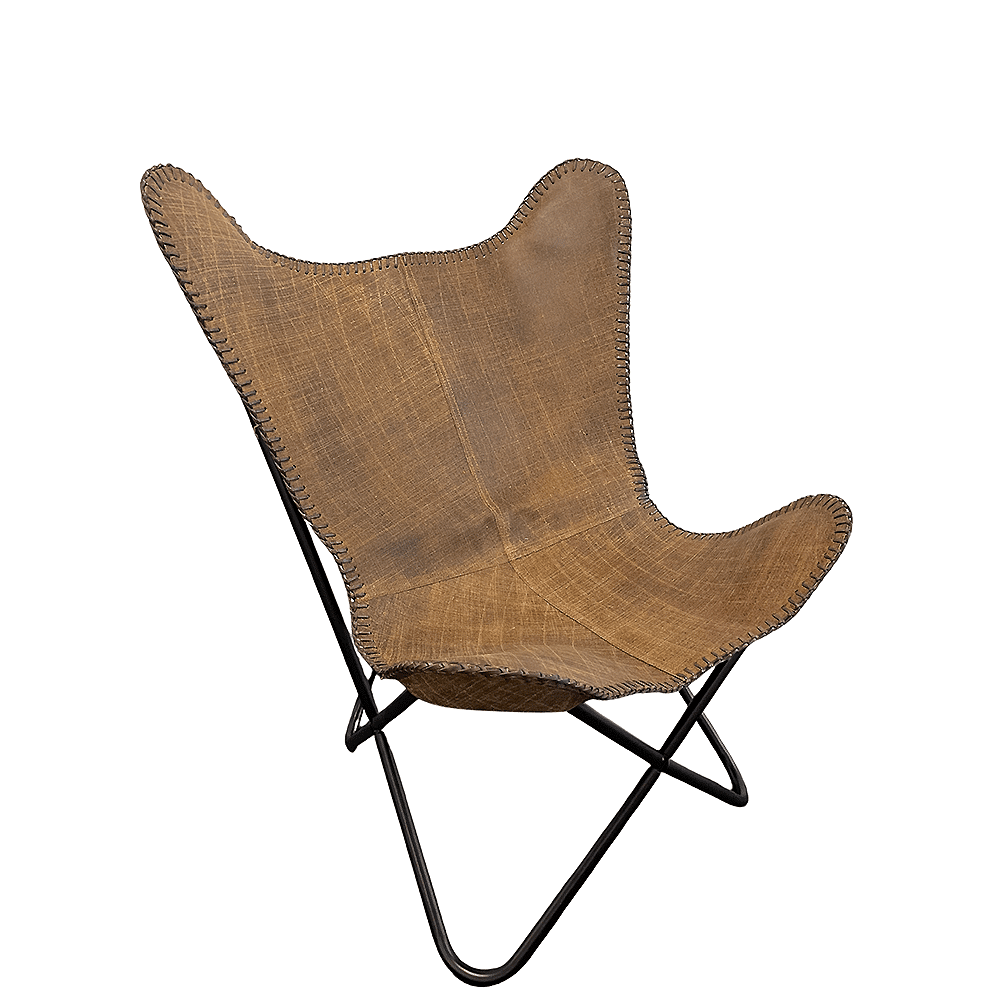 Bat chair made of real leather (available in different colors) | Kalsten