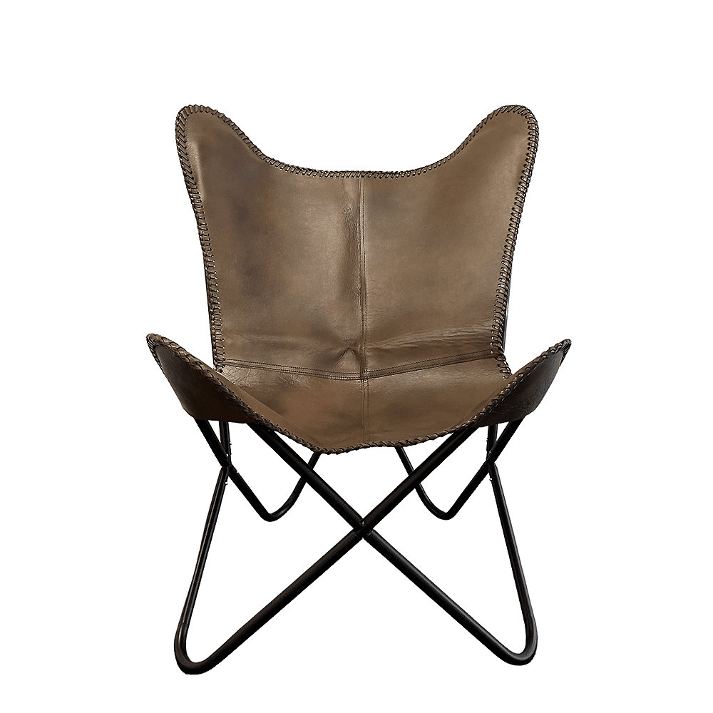 Bat chair made of real leather (available in different colors) | Kalsten