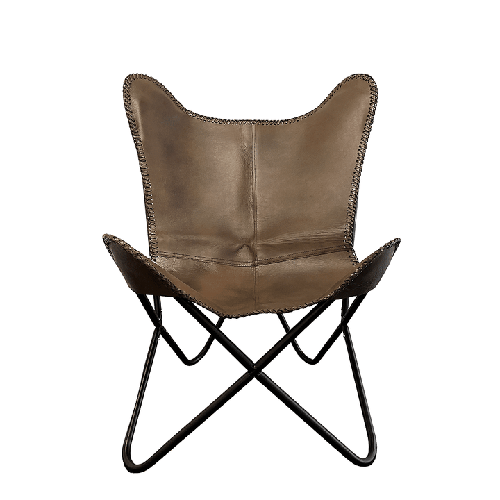Bat chair made of real leather (available in different colors) | Kalsten