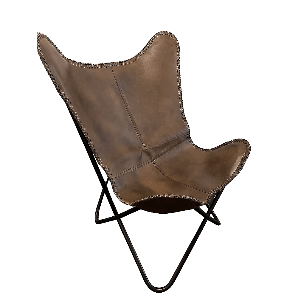 Bat chair made of real leather (available in different colors) | Kalsten