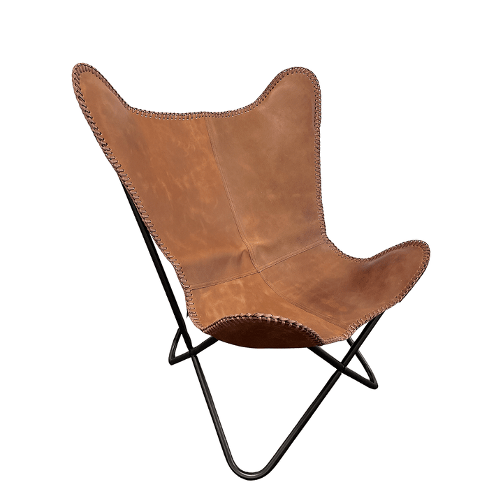 Bat chair made of real leather (available in different colors) | Kalsten