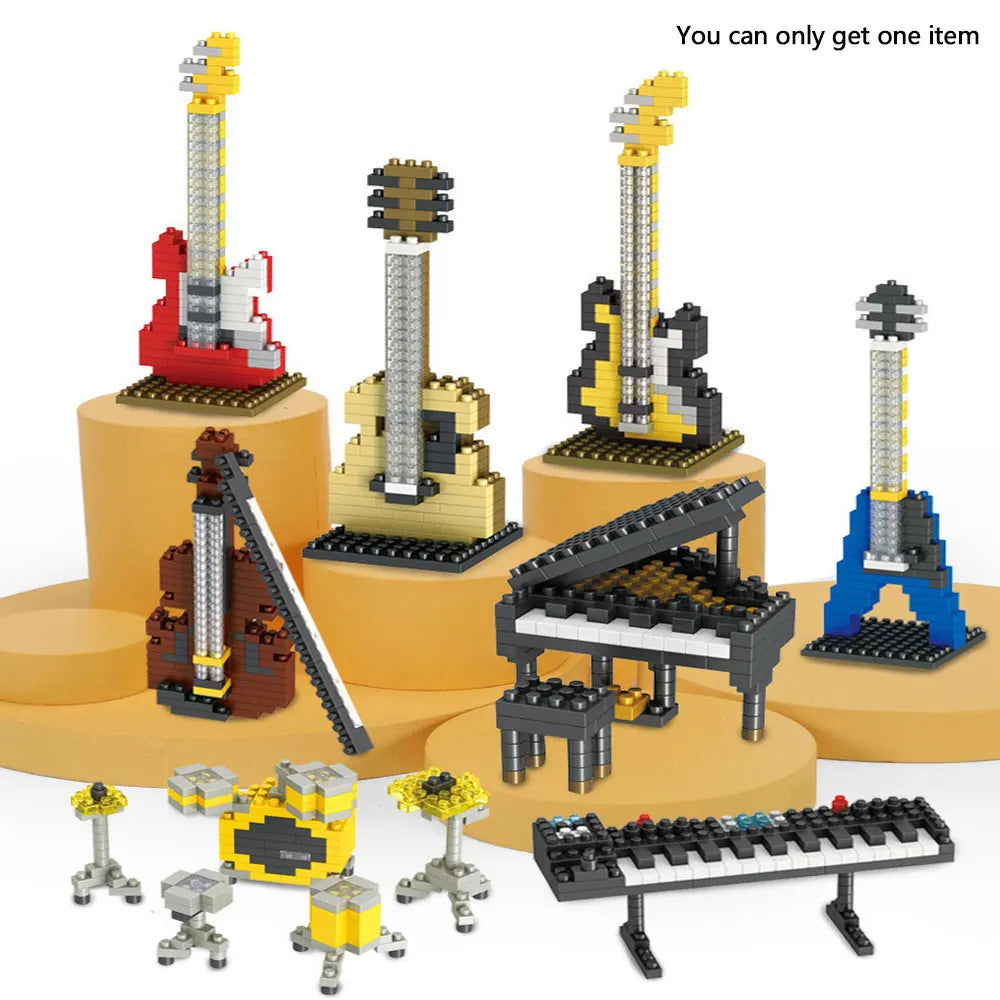 Kalsten | DIY Miniature Musical Instrument made of Building Blocks – Collector's Set