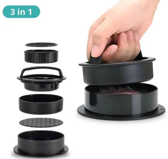 Burger press with twist lock for perfect patties | Kalsten