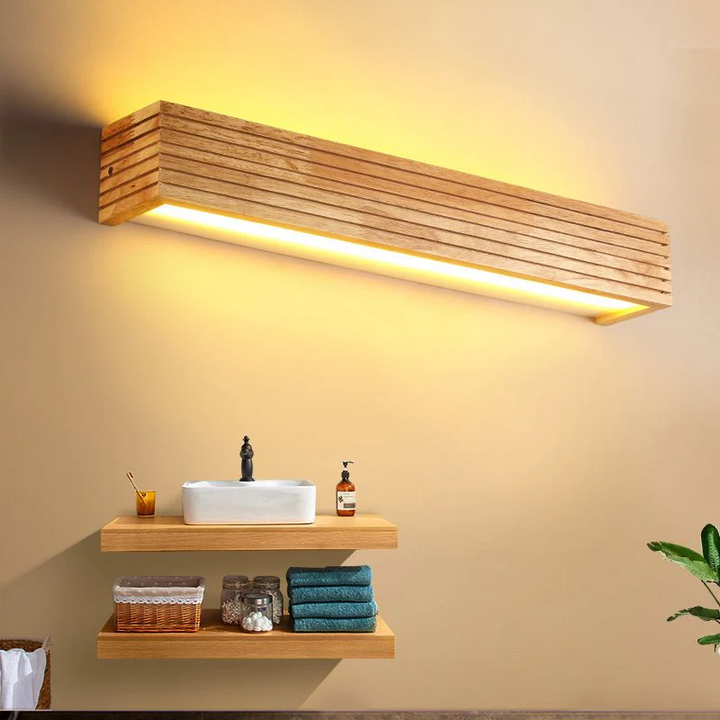 Modern Wood LED Wall Light Kalsten