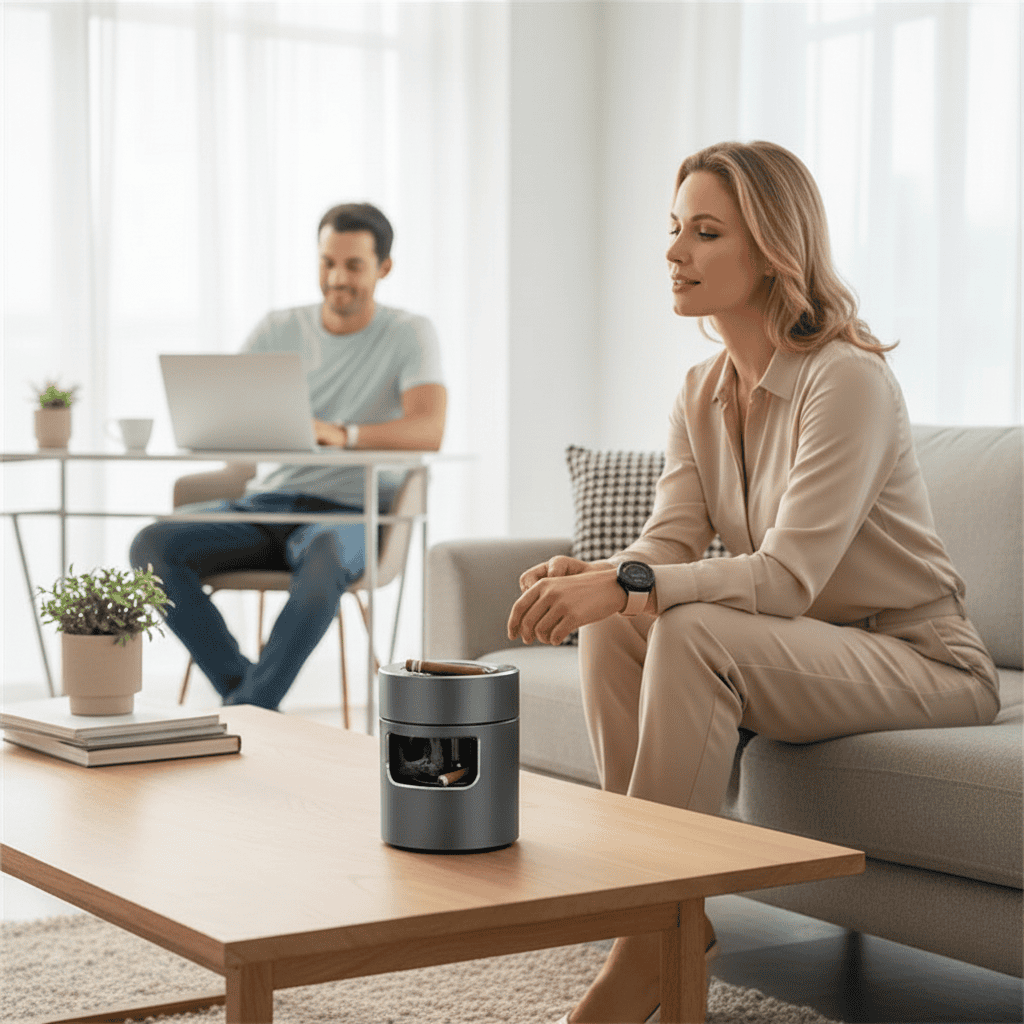 Kalsten | USB-powered Ashtray with HEPA Filter & Ionizer