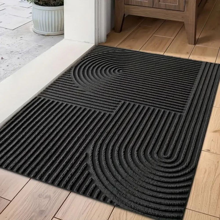 Washable Absorbent Mat with Fluid Line Design