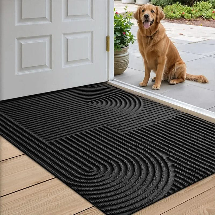 Washable Absorbent Mat with Fluid Line Design