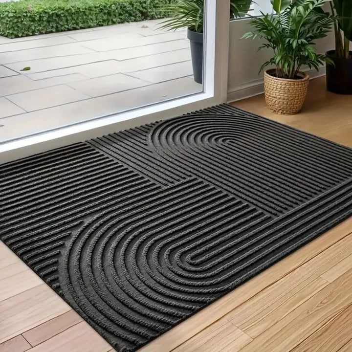 Washable Absorbent Mat with Fluid Line Design